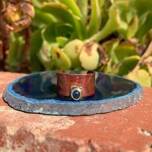 Here Comes the Sun ring - Copper & Ethiopian Opal